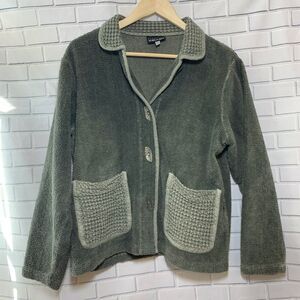Nannette Keller Olive Organic Cotton Jacket Sz PM